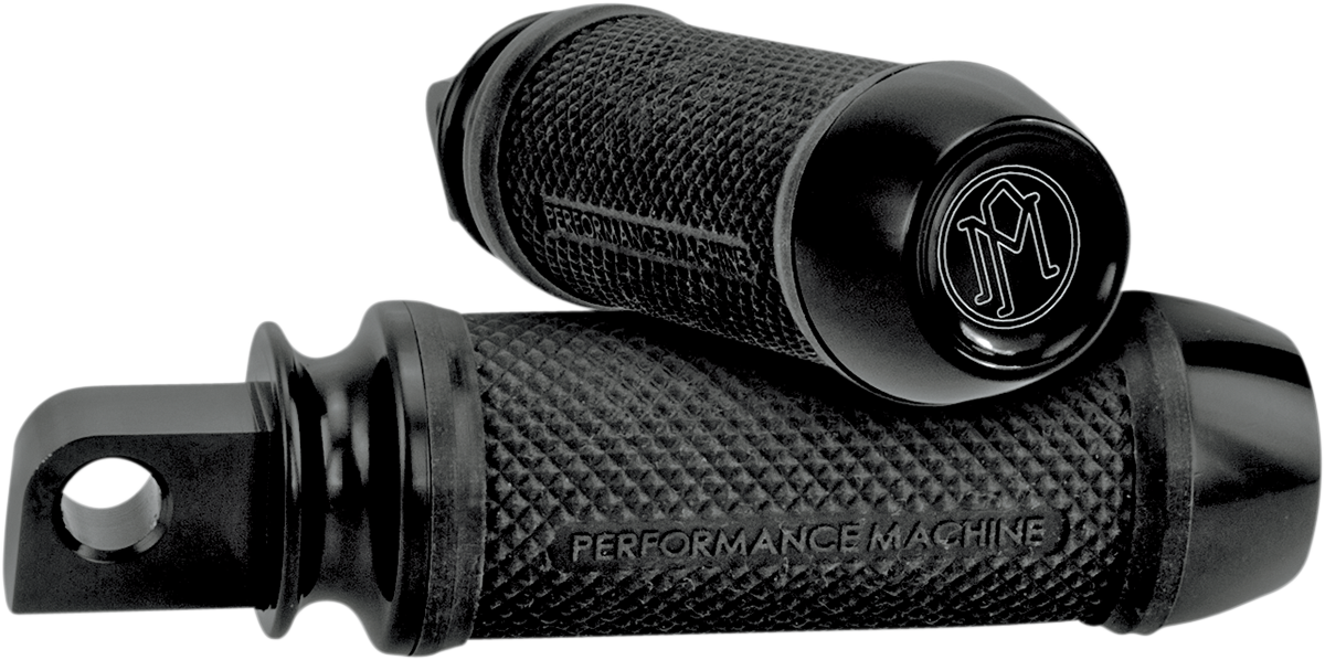 PERFORMANCE MACHINE (PM) Elite Foot Pegs - Black - Softail 0035-0094-B