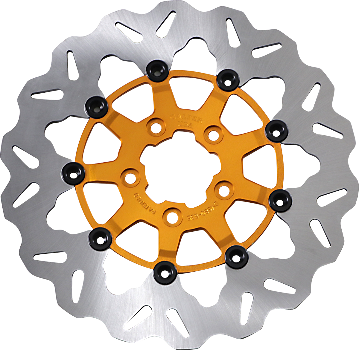 GBRAKES Front Wave® Rotor - Gold Center DF835CW-G