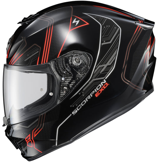 Scorpion EXO R330 Bendr Red Full-Face Helmet (Part #33-1327)