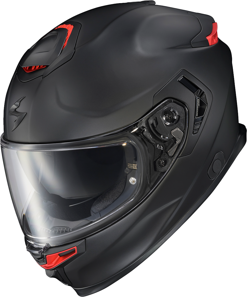 Scorpion EXO ECL-0108 Exo Eclipse Full Face Helmet Matte Black * DOT & ECE Certified with Advanced Safety and Comfort Features