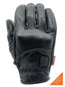ODIN MFG D3O HEAVY HITTERS MOTORCYCLE GLOVES - BLACK SMOOTH