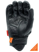 ODIN MFG D3O HEAVY HITTERS MOTORCYCLE GLOVES - BLACK PERFORATED
