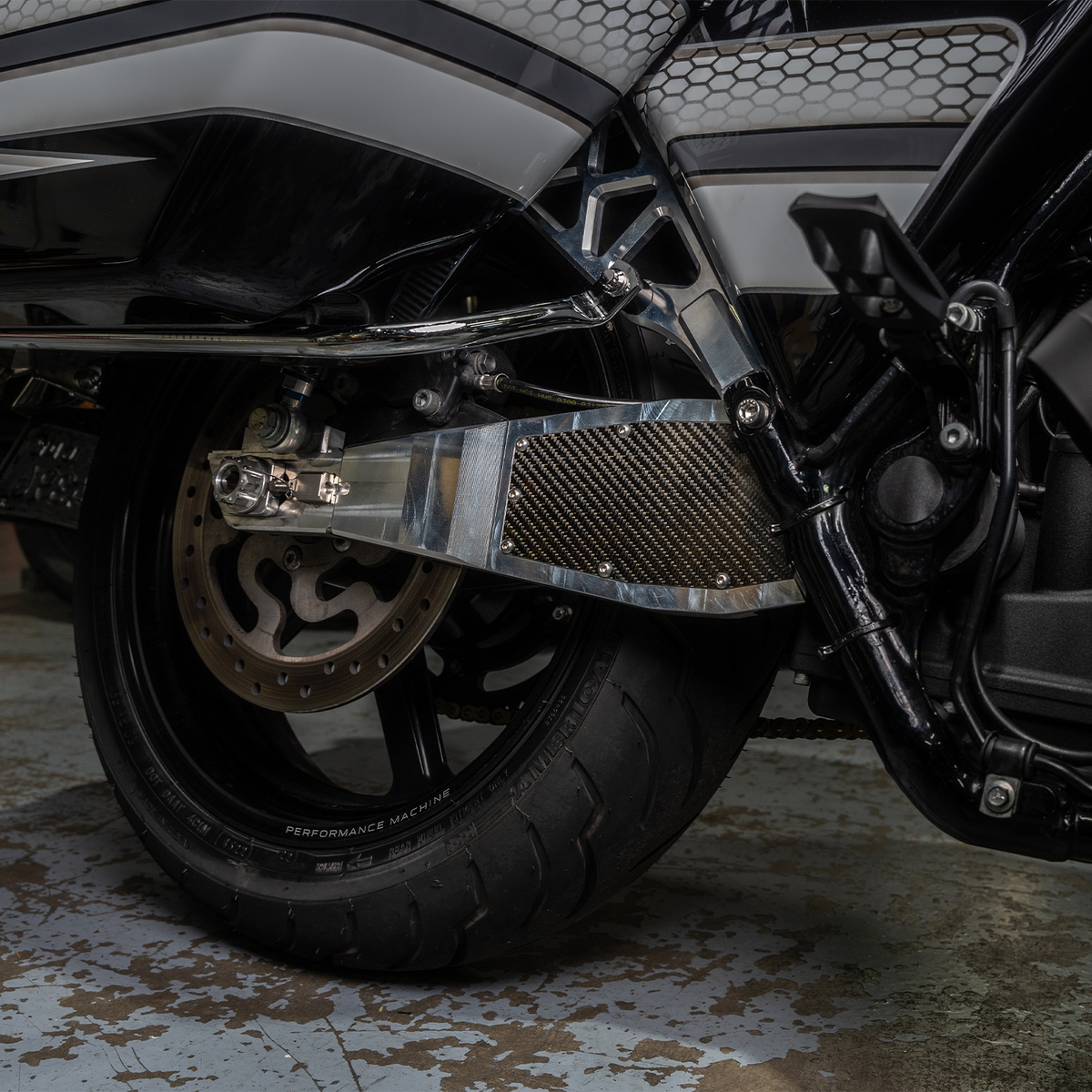 TRASK Billet Aluminum Swingarm Kit - Touring