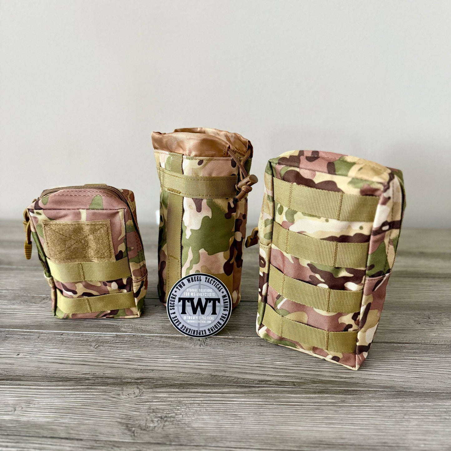 TWT 3pc Molle Bag Set in Black