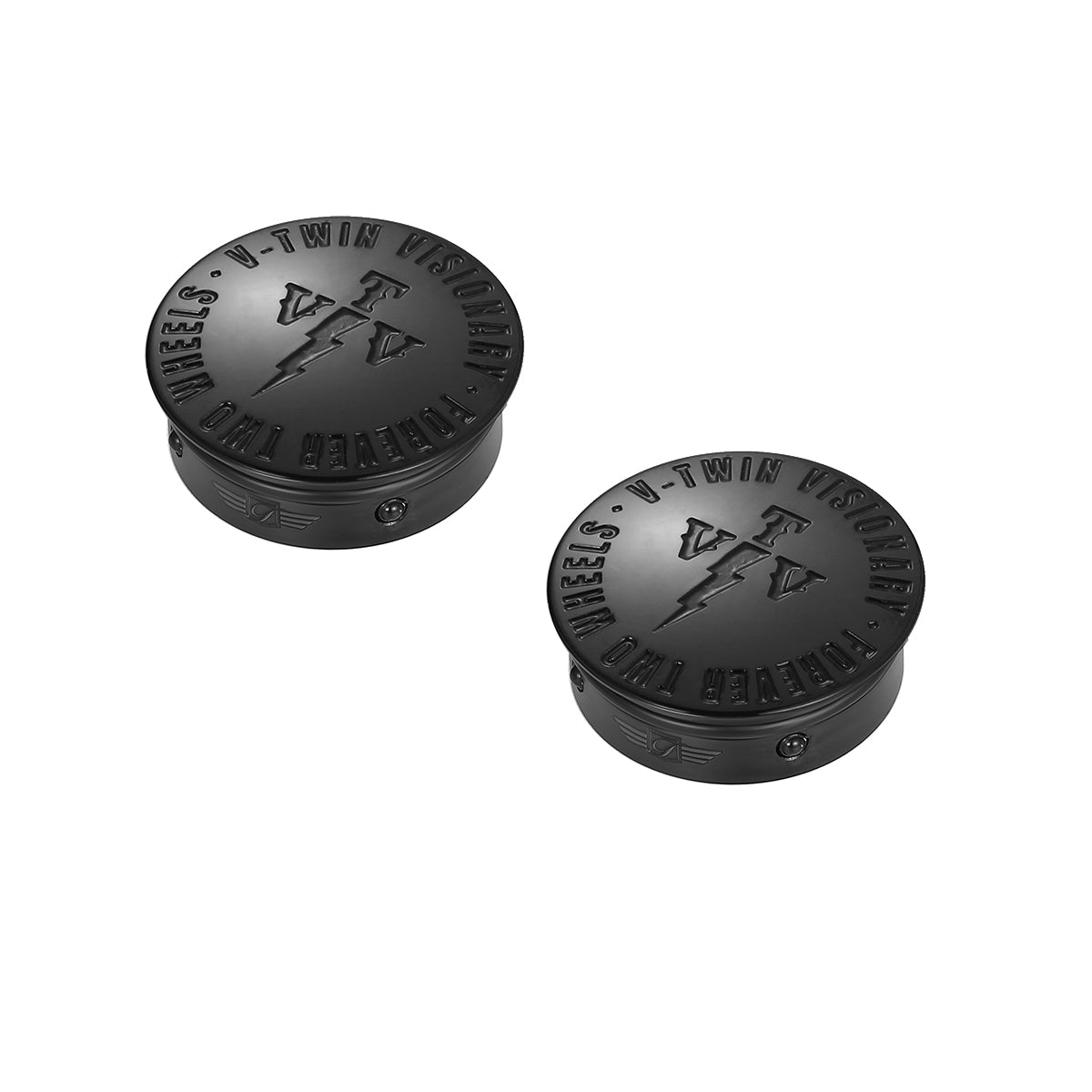 Figurati Designs X VTV Harley-Davidson Stainless-Steel / Black Custom Swing Arm Covers