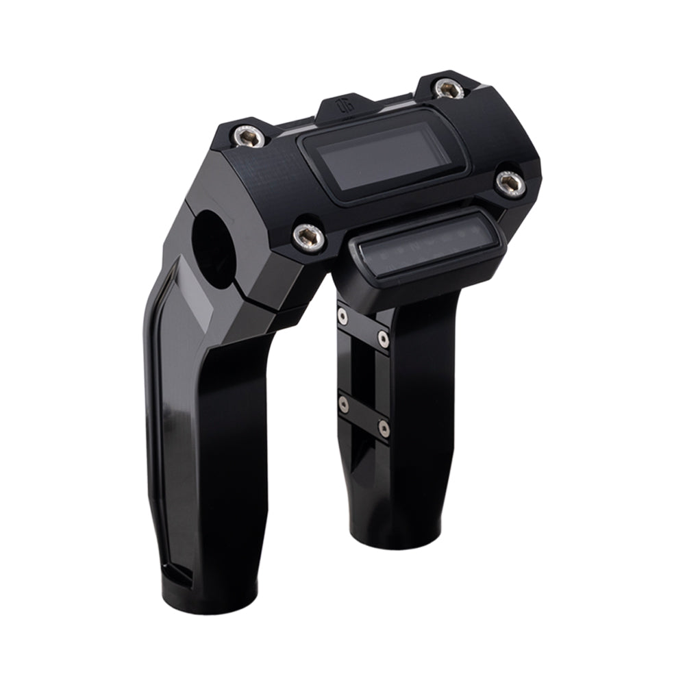 OG 6.5" Pull Back Risers - Black Chrome Limited Edition