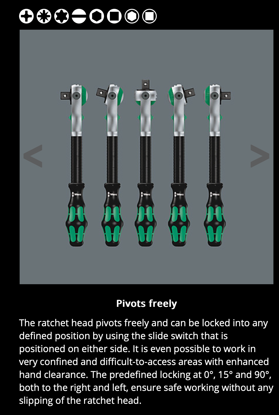 WERA 8100 SB 9 Zyklop Speed Ratchet Set, 3/8" drive, imperial, 29 pieces