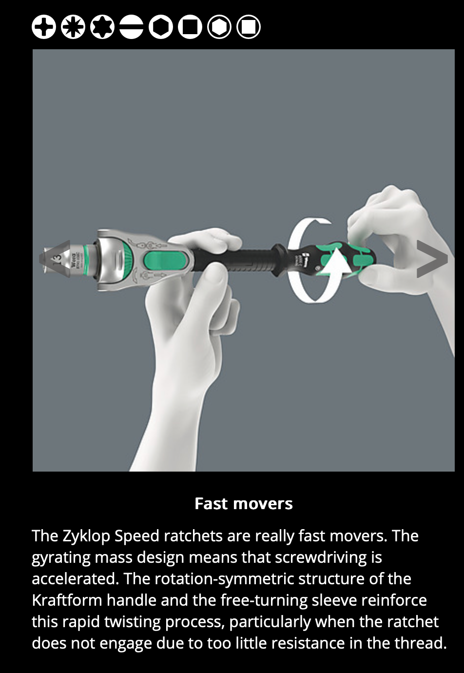 WERA 8100 SB 9 Zyklop Speed Ratchet Set, 3/8" drive, imperial, 29 pieces