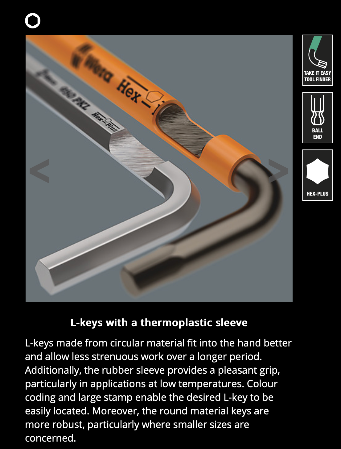 WERA 950/9 Hex-Plus Multi color Imperial 2 L-key set, imperial, BlackLaser, 9 pieces