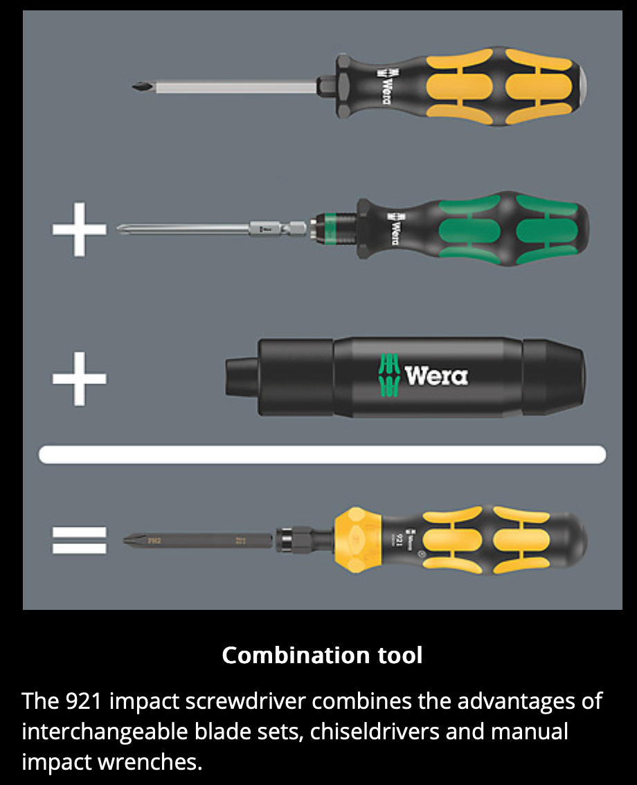 WERA Kraftform Kompakt 900 Imperial Set 1, 19 pieces