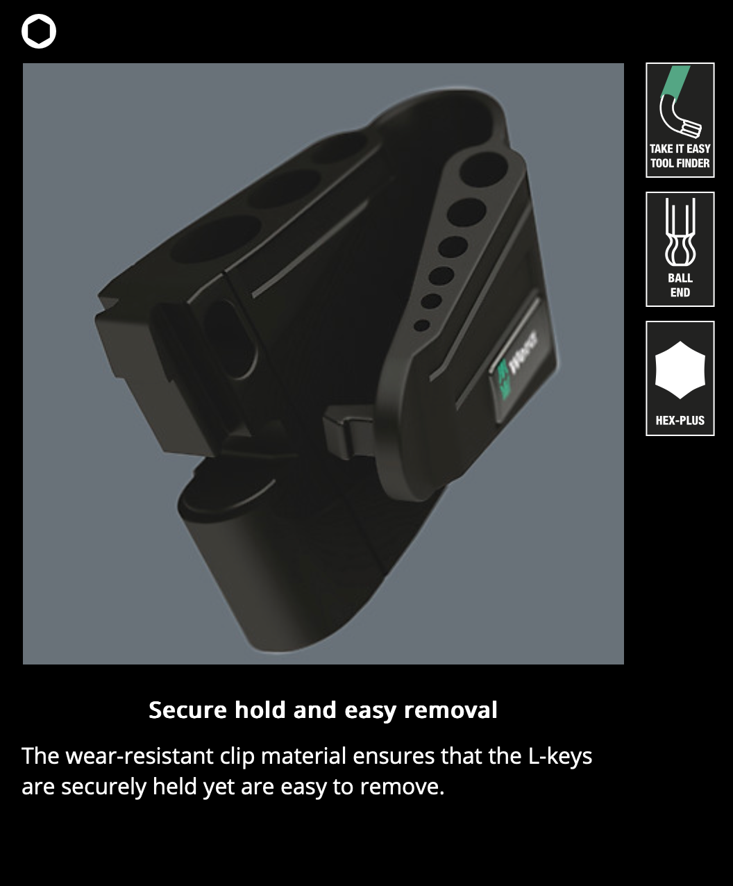 WERA 950/9 Hex-Plus Multicolour Imperial 3 L-key set, imperial, BlackLaser, 9 pieces