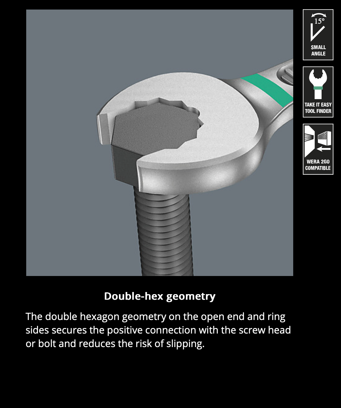 WERA 6003 Joker 8 Imperial Set 1 Combination wrench set, Imperial, 8 pieces