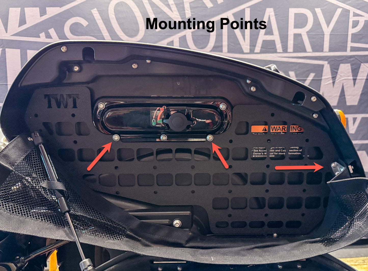 TWT Molle Panel Set H-D Sport Glide