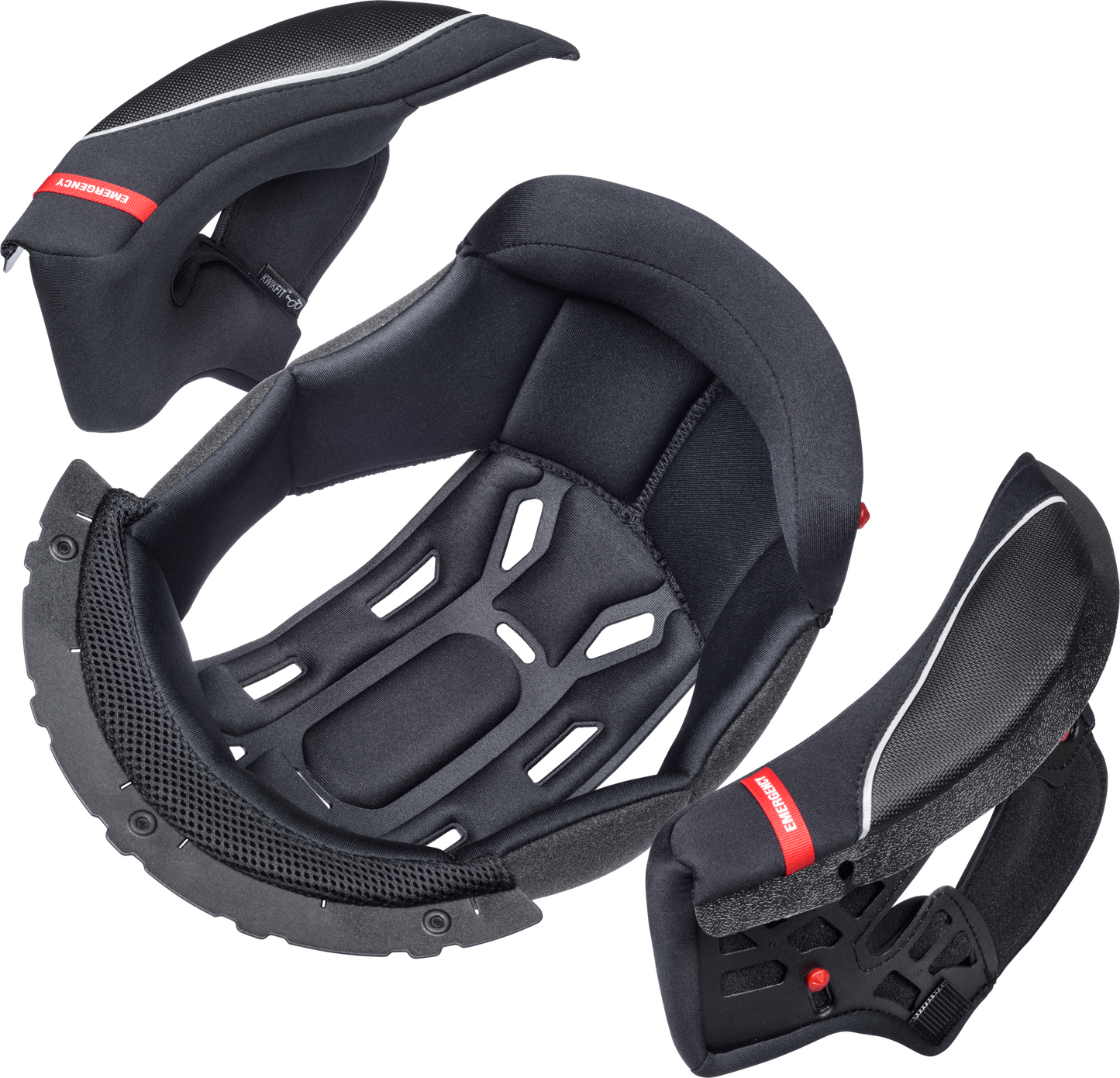 Scorpion EXO Ryzer Kwikwick C Liner Cheek Pad Kit XS - Comfortable and Secure Fit