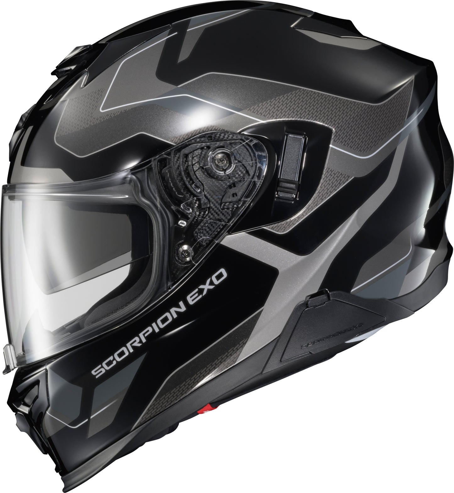 ScorpionEXO Exo T520 Full Face Helmet Zuse Phantom Large * DOT & ECE Certified Motorcycle Helmet with AirFit? Inflation System and SpeedView? Sun Visor