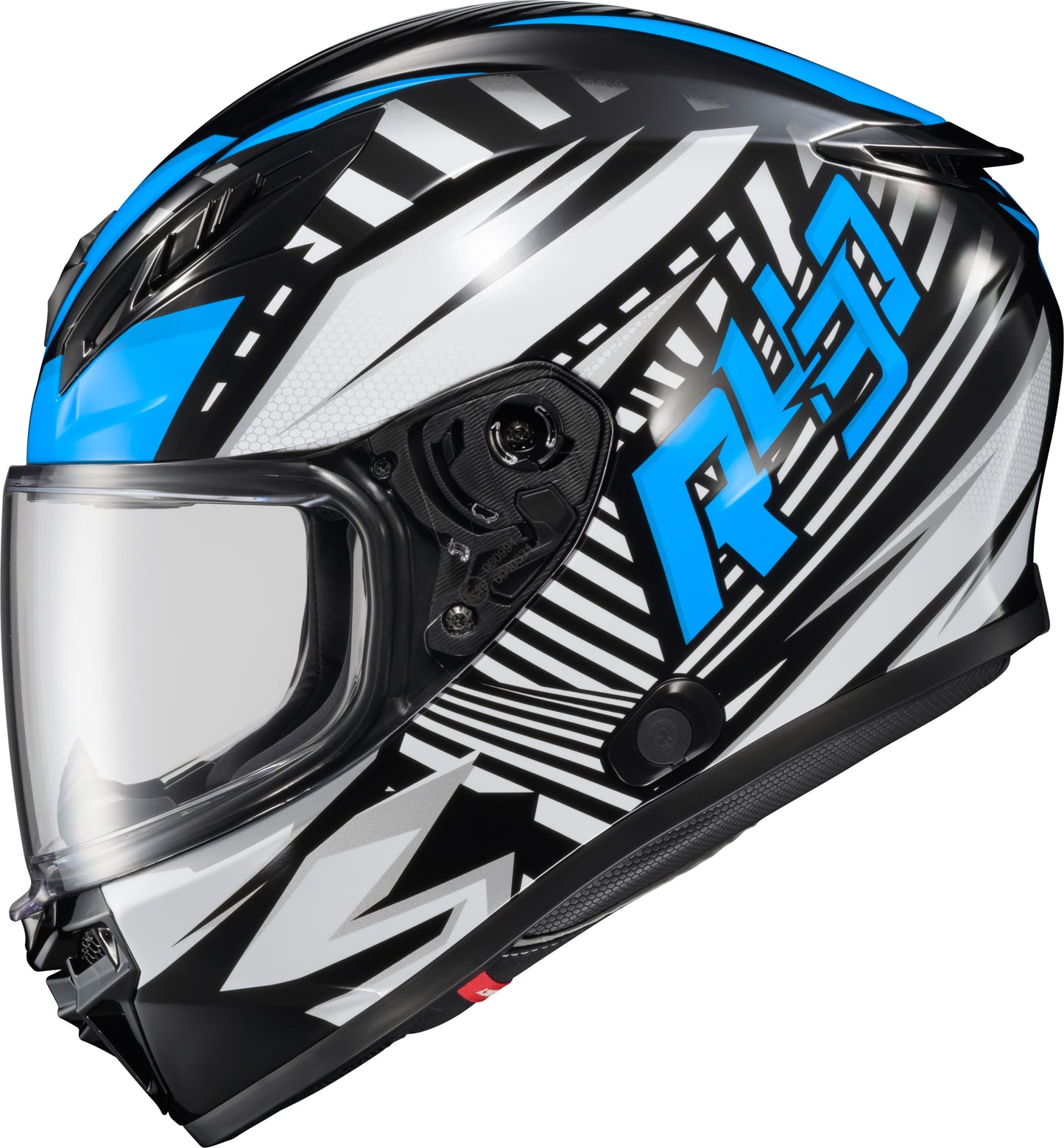 Scorpion EXO Exo R430 Full Face Helmet Head Trip Light Blue Large