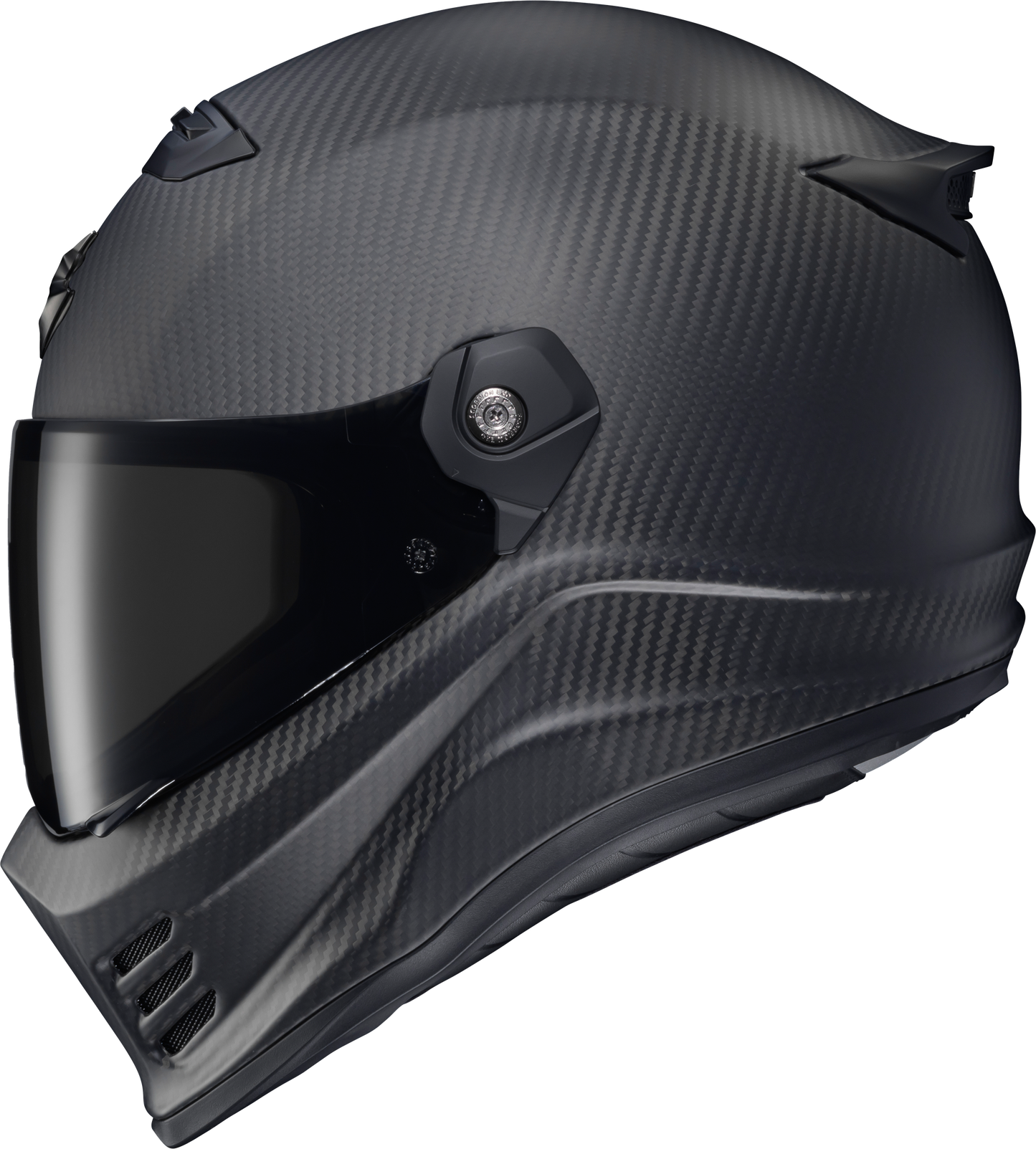 ScorpionEXO Covert FX Carbon Full Face Helmet Matte Black XL * Lightweight, Aerodynamic Motorcycle Helmet with Fog-Free Shield and Bluetooth Compatibility