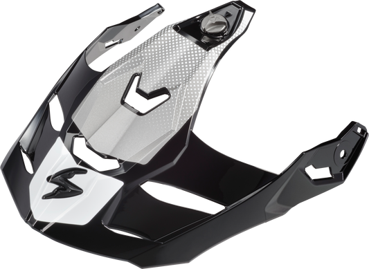 SCORPION EXO XT9000 Carbon Peak Visor Set Trailhead White * All-Road Adventure Helmet