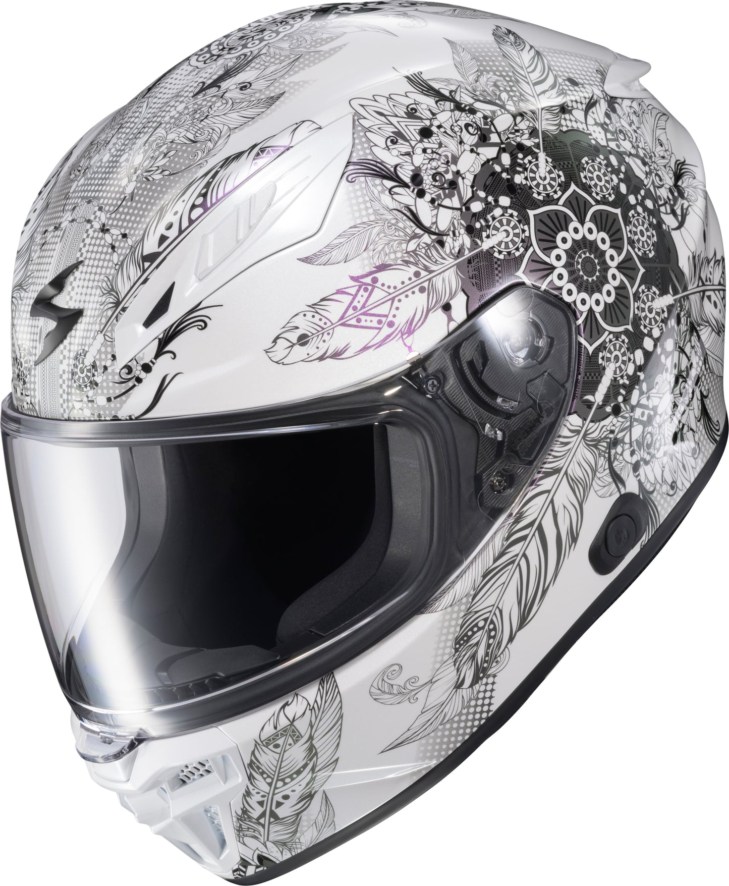 Scorpion EXO Exo R430 Manitou White Large Full Face Helmet
