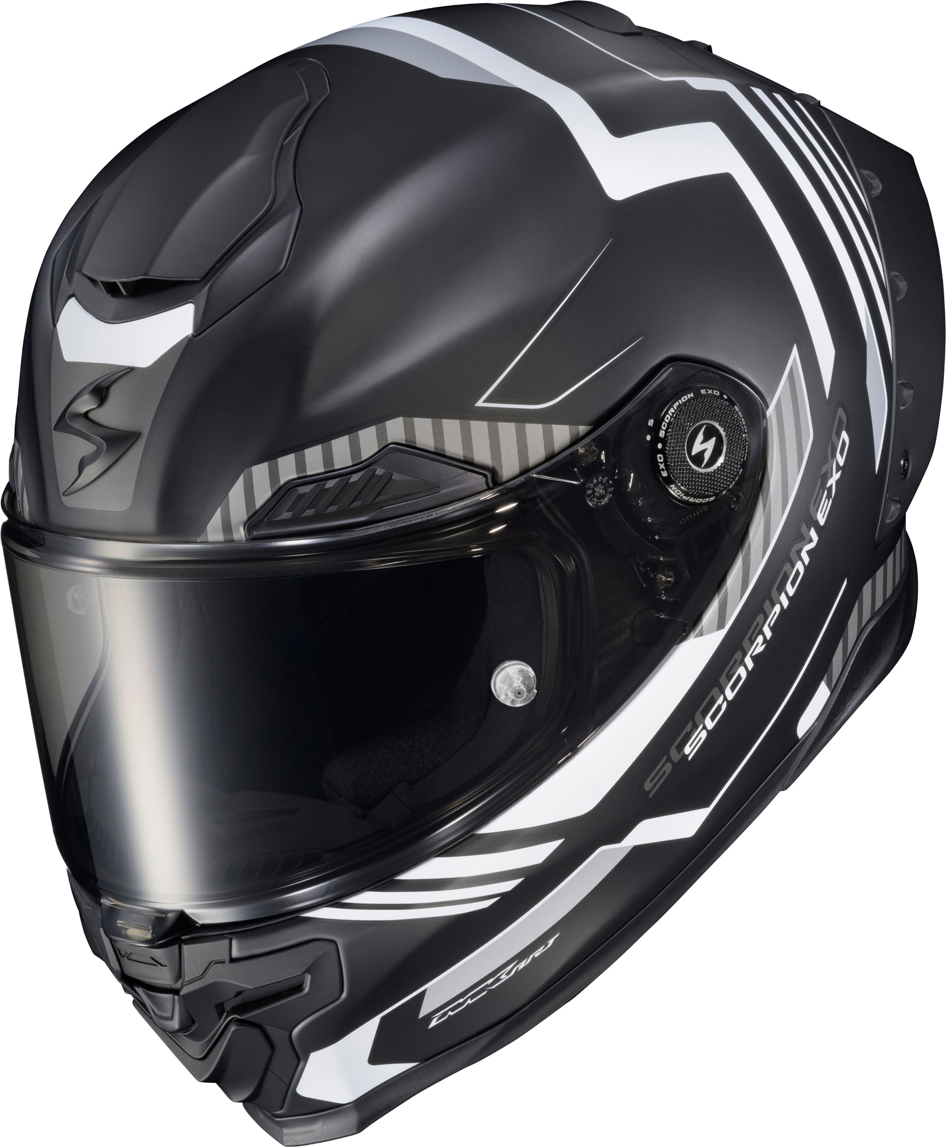 Scorpion EXO Apex Exo Warp Full Face Helmet Atarax Black/White XL