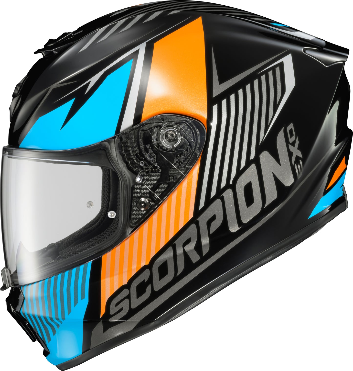 Scorpion EXO Exo R330 Full Face Helmet Hawker Light Blue Large