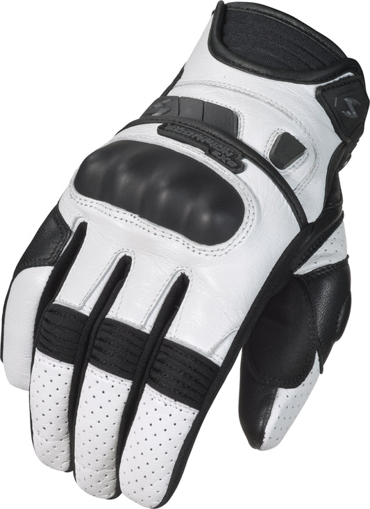 Scorpion EXO Women's Klaw II Gloves White Large - Motorcycle Riding Gear