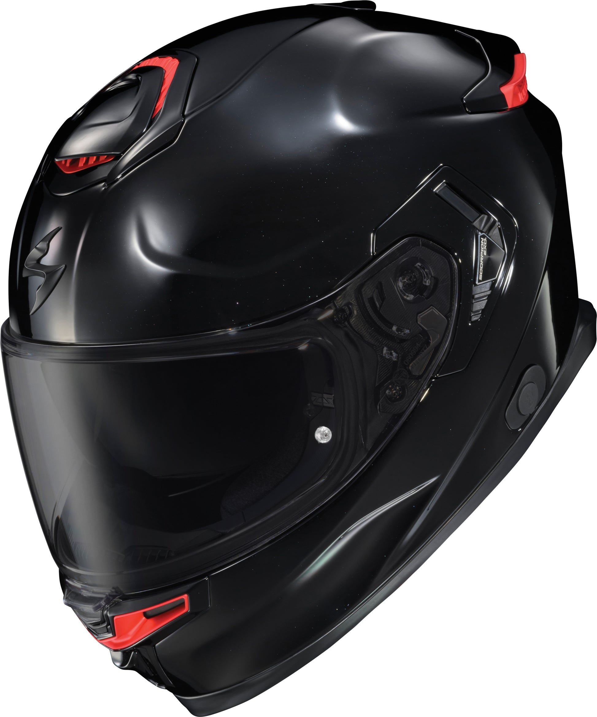 Scorpion EXO ECL-0033 Exo Eclipse Full Face Motorcycle Helmet in Metallic Black Sm