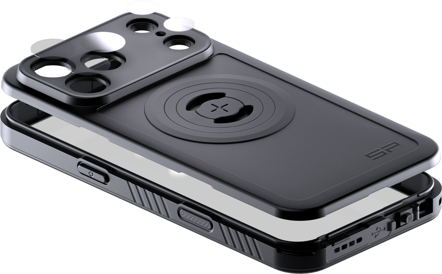 SP CONNECT Phone Xtreme Case SPC+ for Apple iPhone 17 Pro Max - Black
