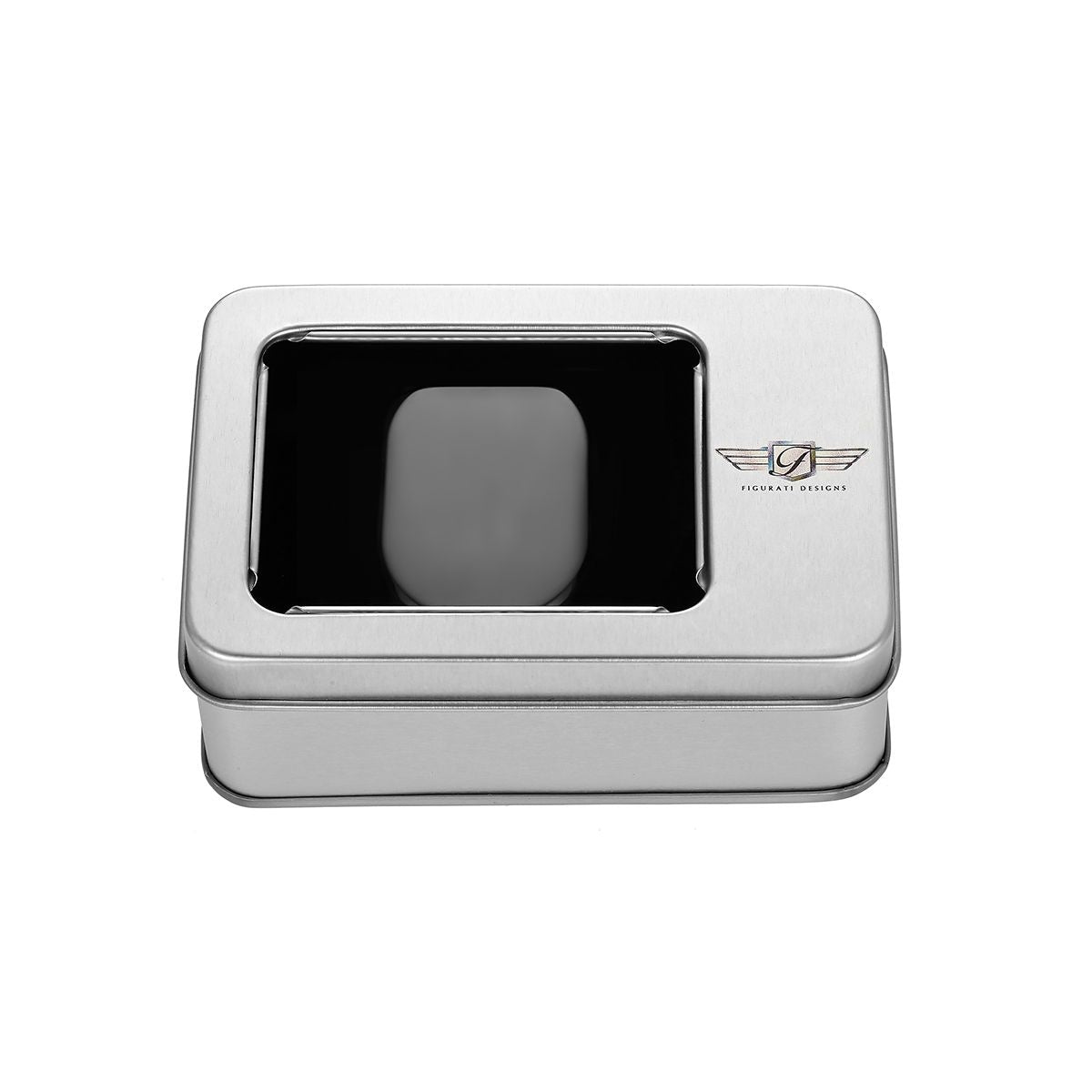 FIGURATI DESIGNS Harley-Davidson Stainless-Steel in Black Antenna Cover