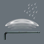 WERA 950/9 Hex-Plus 6 SB L-key set, metric, BlackLaser, 9 pieces