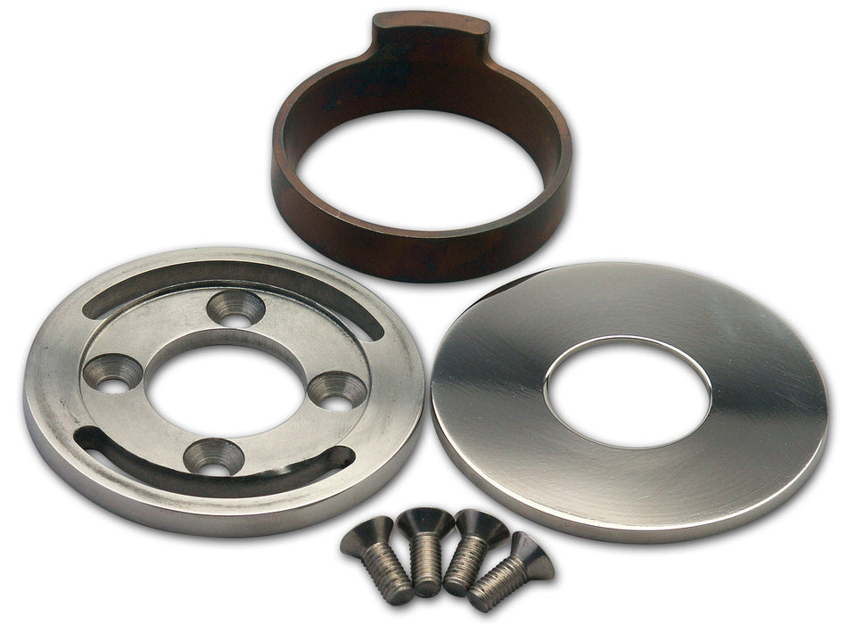 Pro-One FORK STOP KIT, HIDE-AWAY FOR HOURGLASS NECK, POLISHED S/S
