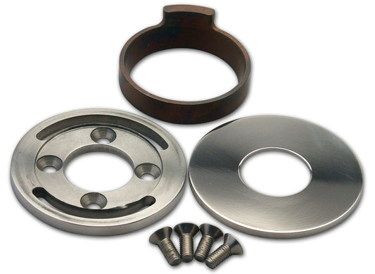 Pro-One  FORK STOP KIT, HIDE-AWAY FOR HOURGLASS NECK, POLISHED S/S