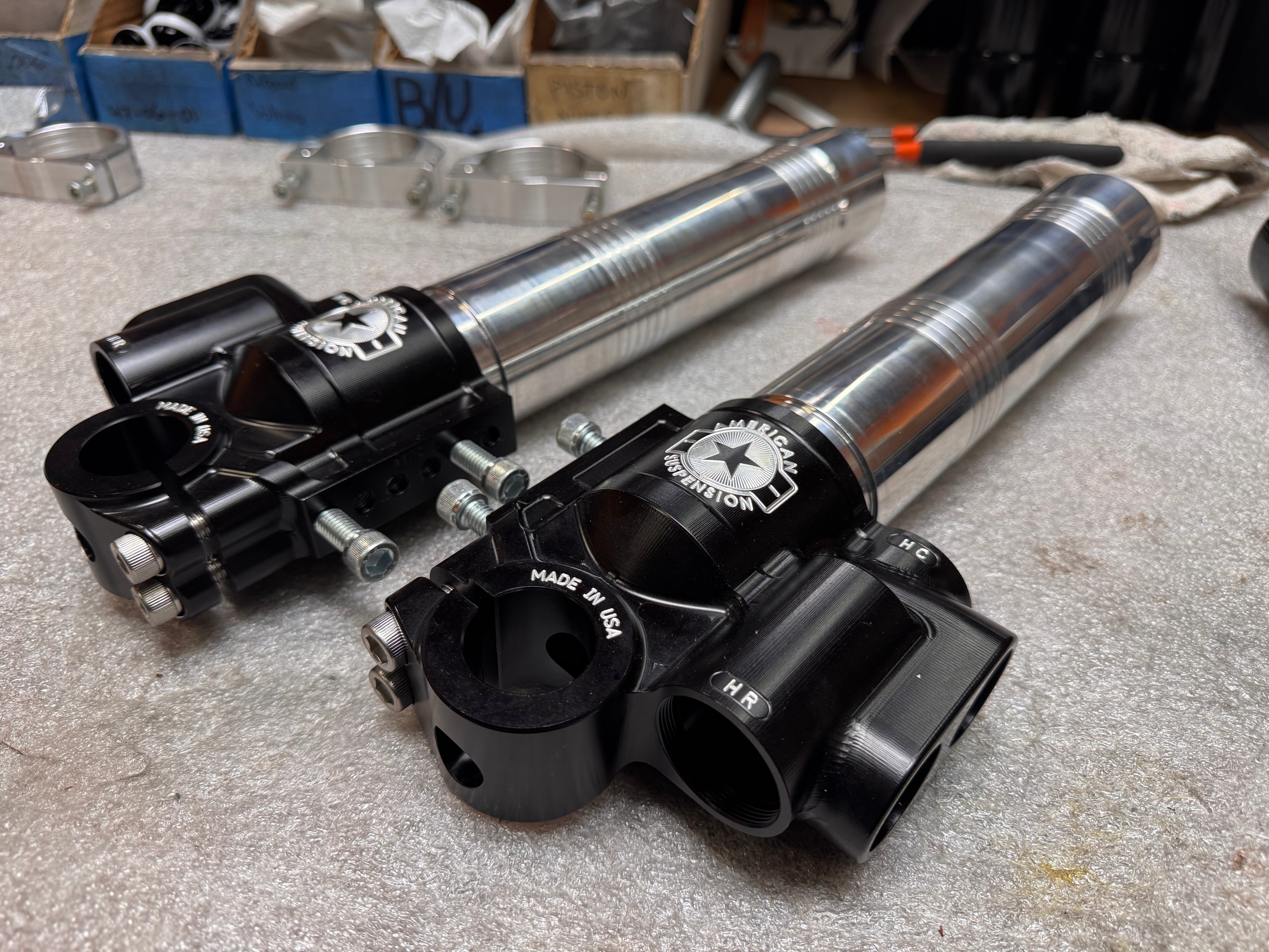 American Suspension Mach 7 R fork build – V-TwinVisionary