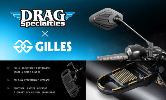 Drag Specialties x Gilles Adjustable Floorboard Kit