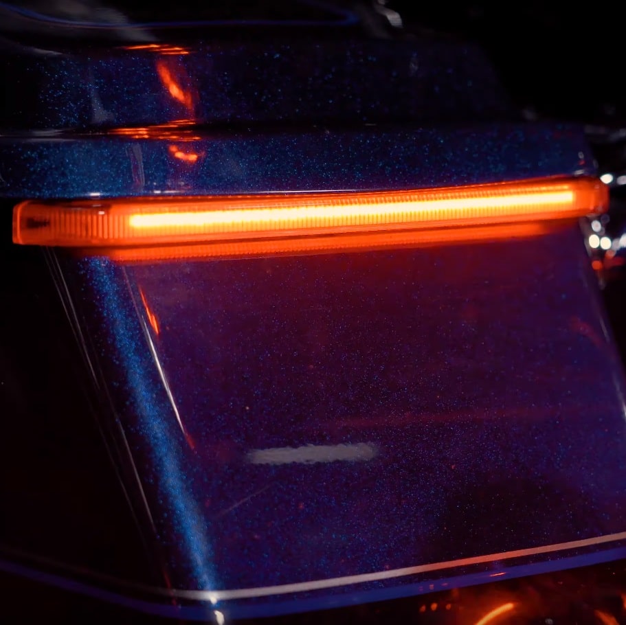 Custom Dynamics Low Profile BAGZ LED motorcycle lighting