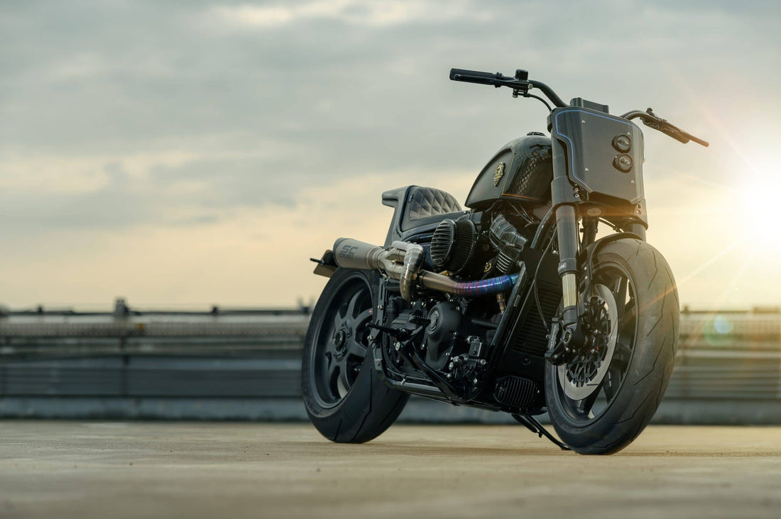 Rough Crafts "Tarmac Raven" Custom Harley-Davidson Softail