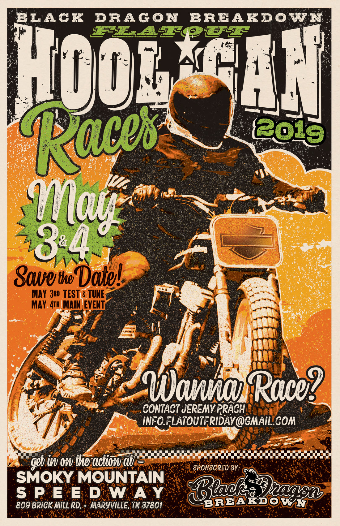 Black Dragon Breakdown H-D Hooligan Races