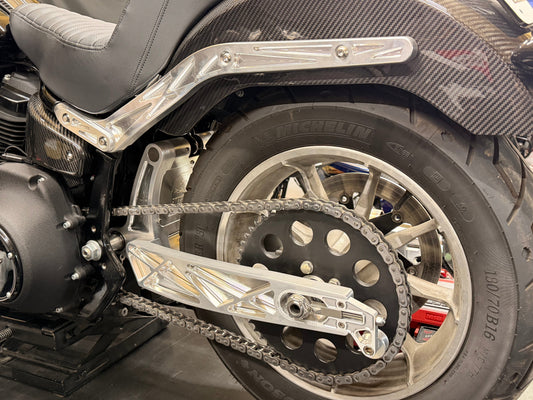 Speed Dealer Softail Swing Arm and Fender Struts; One Killer Softail Combo.