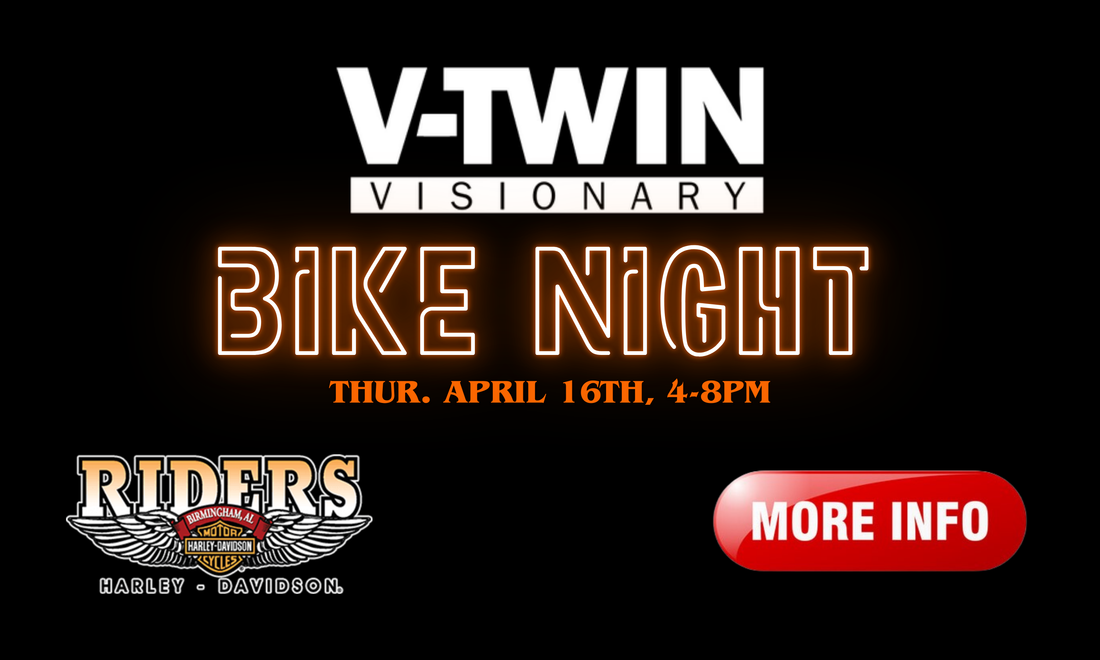 V-Twin Visionary Bike Night at Riders Harley-Davidson - April 16, 2026