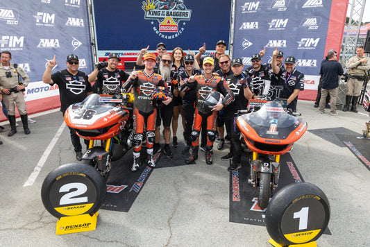 BRADLEY SMITH AND KYLE WYMAN EACH WIN FOR HARLEY-DAVIDSON X DYNOJET FACTORY RACE TEAM IN KING OF THE BAGGERS DOUBLE-HEADER AT LAGUNA SECA