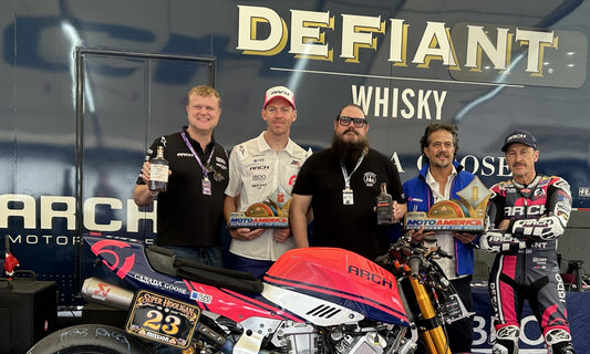 Defiant Whisky Continues Sponsorship with Arch Racing for the 2026 MotoAmerica Season