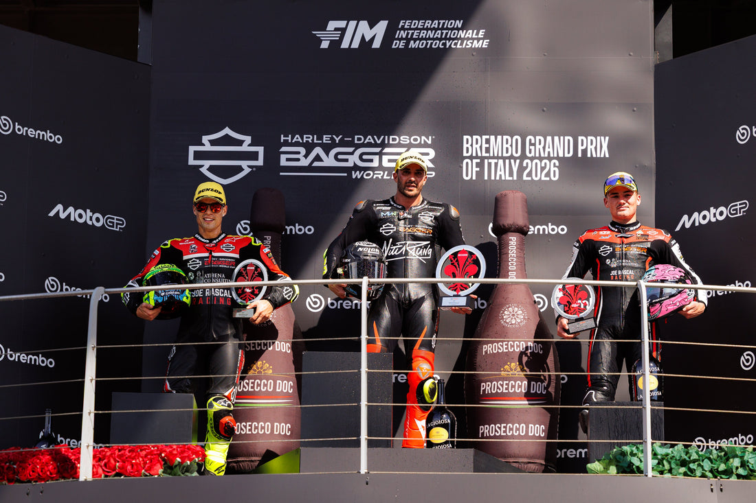 OSCAR GUTIÉRREZ AND ANDREA IANNONE RACE TO VICTORY IN HARLEY-DAVIDSON BAGGER WORLD CUP ACTION AT MUGELLO