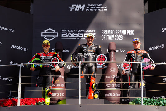OSCAR GUTIÉRREZ AND ANDREA IANNONE RACE TO VICTORY IN HARLEY-DAVIDSON BAGGER WORLD CUP ACTION AT MUGELLO