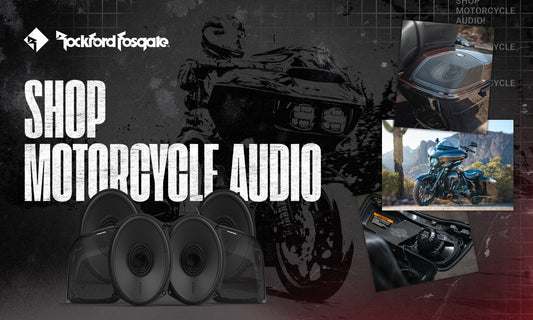 Rockford Fosgate HD14BL69 6x9-inch Saddlebag Cut-In Kit