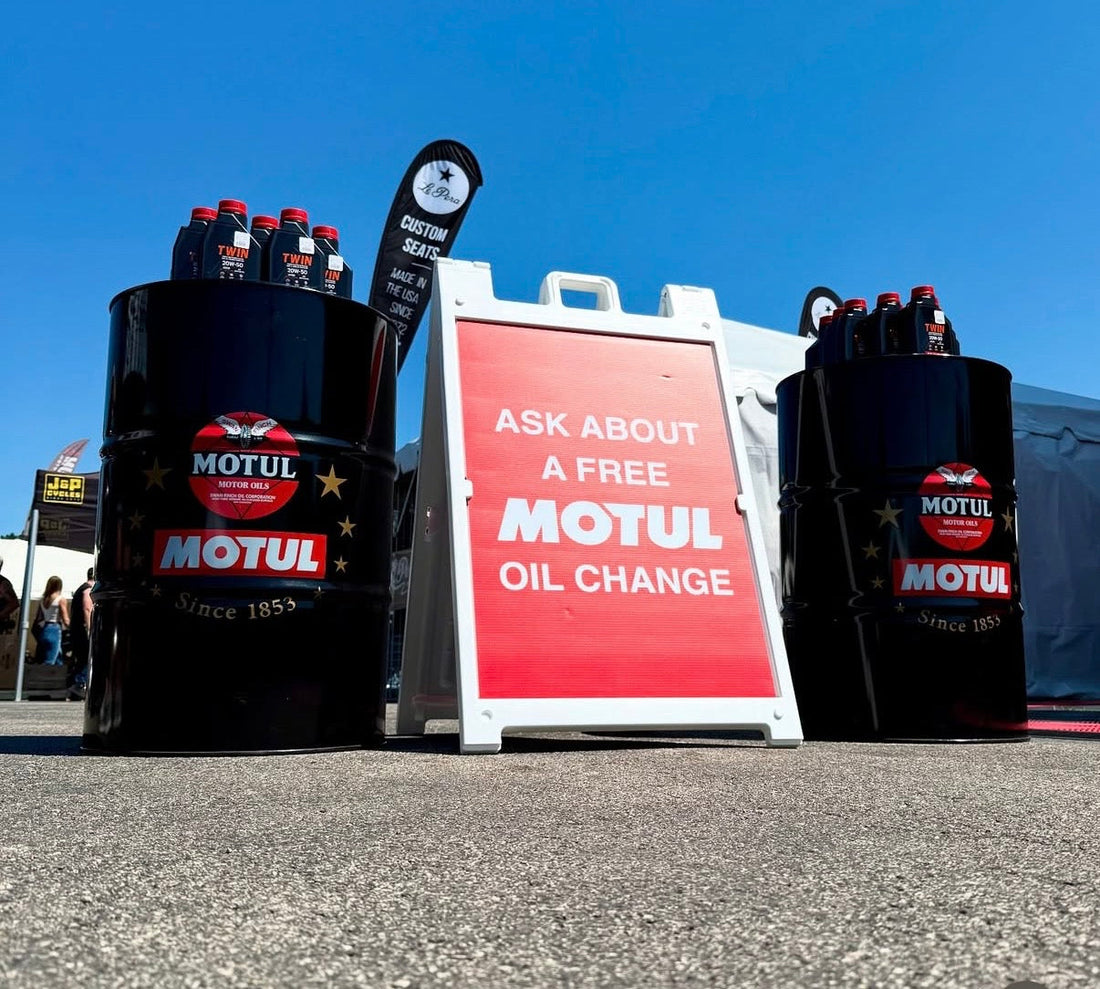 "You Buy the Oil, We Do the Work:" Motul Oil Change Promo Offered at J&P Cycles in Sturgis