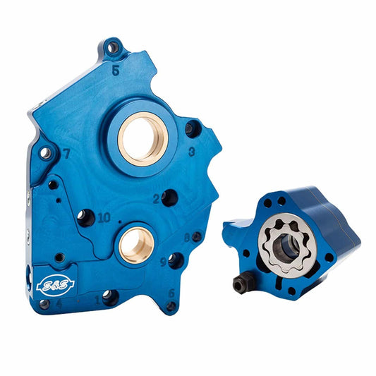 S&S Milwaukee Eight Cam Plate and Oil Pump