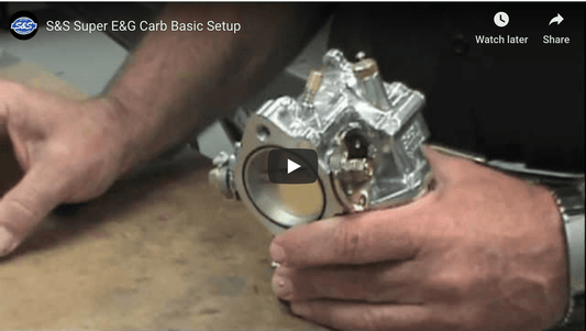 S&S Cycle Super E and G basic carb set up