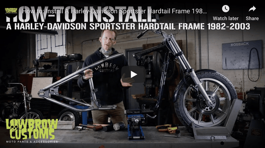 Lowbrow Customs Sportster Hardtail Installation Video