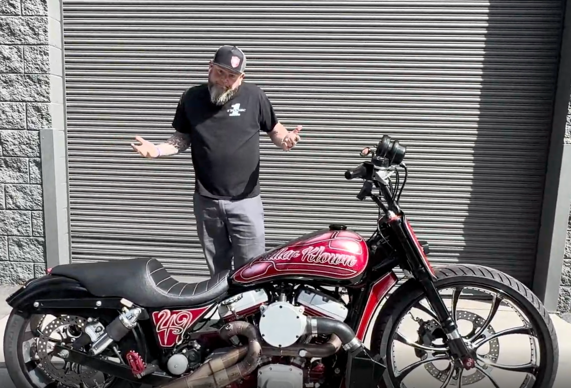 One Insane Harley-Davidson Dyna AKA The Killer Klown – V-TwinVisionary