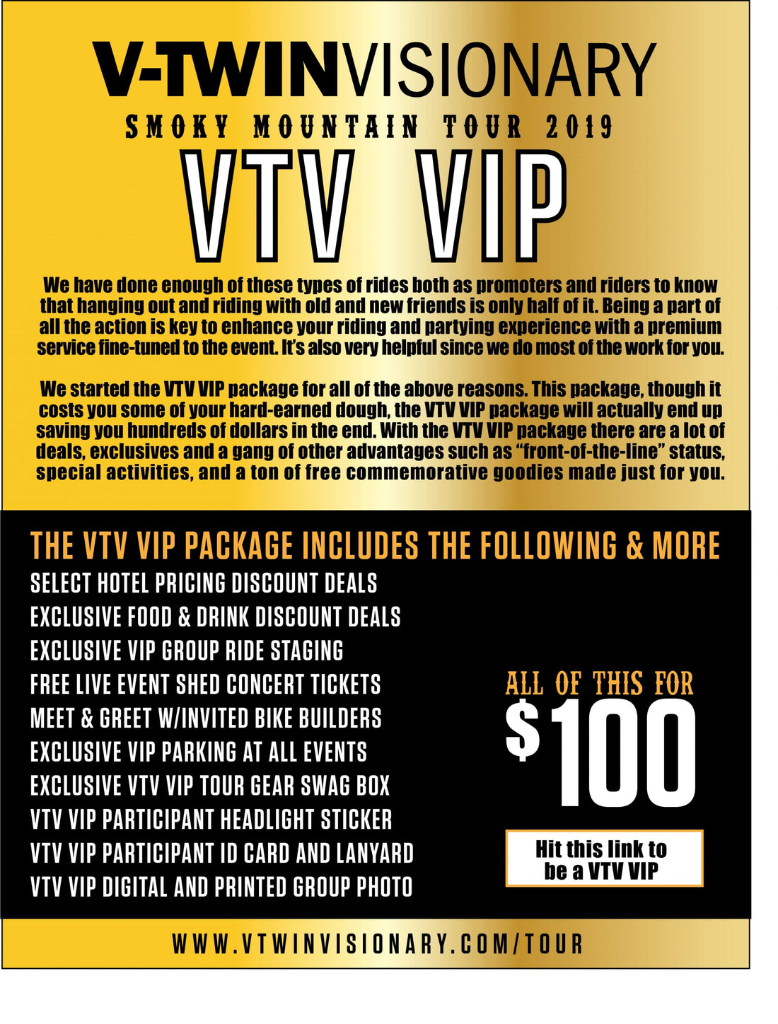 VTV Smoky Mountain Tour VIP Packages